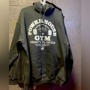 Powerhouse Gym workout hoodie